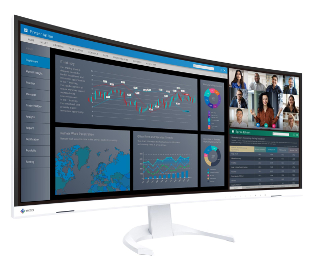 Eizo FlexScan EV3851X-WT - 1597645 - zdjęcie 3